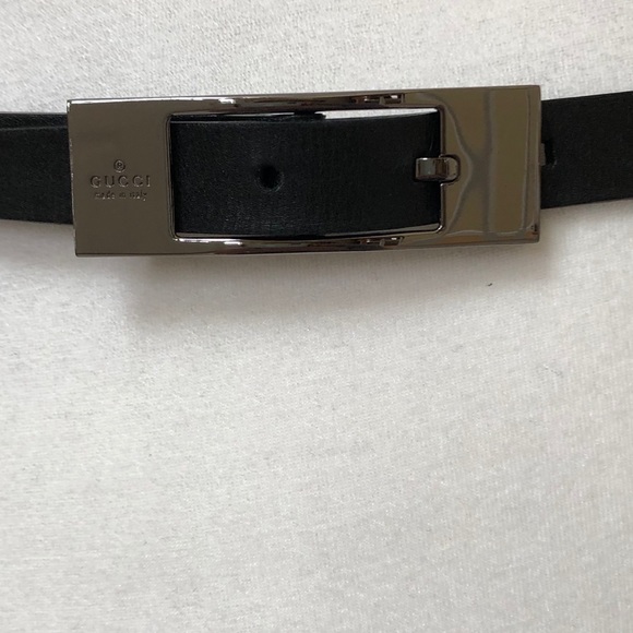GUCCI Leather Belt, Black, 75/30 main image 12